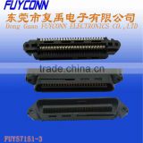 Telco AMP 50 pin Crimping Type IDC Centronics connector Male Plug Type for Telecom Equipment