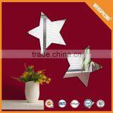 2015 hot new products cute reusable sticker paper mirror star shaped mirror wall stickers