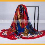 140*140cm Saber Dance Pattern Silk Scarf/scaves/stole/shawl thumbnail-6