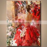 beautiful woman oil painting canvas painting lady oil paintings