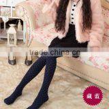 Sexy White Polka Dots Print Pattern Opaque Stockings Tights 5 Colors thumbnail-5