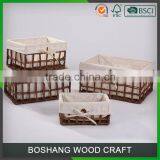 Christmas Cheap Storage Wicker Basket thumbnail-4