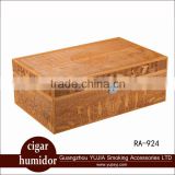 New product carving solid wood cigar box wholesale