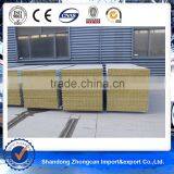 1000mm Width PPGI 0.4mm Steel Rock Wool Sandwich Panel for Sale thumbnail-4