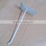 White Powder Coat Slatwall Metal Hook Factory Wholesale Cheap Price thumbnail-2