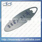 Engraved Custom Etched Brushed Stainless Steel Bottle Opener