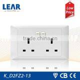 Hight Quality and Low Price British Standard Double Electric Socket
