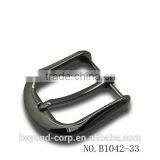 Normal Style Oblong Male 33mm Black Gun Metal Shiny Coating Belt Buckle Supplier's Choice