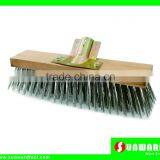 Flat Wooden Wire Broom With Single Tapered Handle Hole,300mm thumbnail-1
