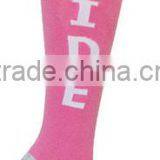 Knee High Cotton Sock With Lettering thumbnail-1