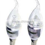 Clear 3w Led Candle Bulb E14,led Candle Bulb E12