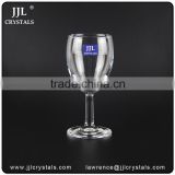 Custom Design glass handmade stemware , glass stemware regular wholesale