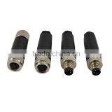 Waterproof Connector Assembly Type Waterproof Connector M8 3 Pin 4 Pin 5 Pin 6 Pin