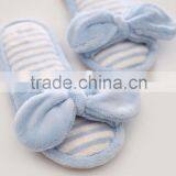 Big Bow Very Cheap Wholesale Slippers Open Toe Coral Velvet Indoor Slippers thumbnail-3
