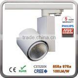 Functional Focous COB LED Track Light Adjustable Muti Beam Angle 10 25 38 Degree Flood Light thumbnail-3