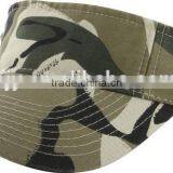 Cotton Twill Adjustable Camo Mlitary Sun Visor Caps thumbnail-4