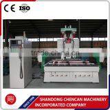 Three Heads Wood Router/4x8 ft Cnc Route 1325 for MDF WOOD thumbnail-2