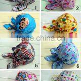 2015 Hot Full Head Cover Head Baby PRE TIE TURBUNS HEAD SCARVES Hat thumbnail-2