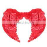 Black Red White Halloween Christmas Festival Celebration Party Show Feather Wing thumbnail-2