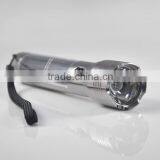 Aluminum Alloy Solar Power USB Superbright Outdoor LED Flashlight thumbnail-2