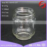 160ml Clear Glass Bee Honey Jar With Cap for Storage thumbnail-5