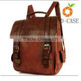 Wholesale Price Custom Vintage Men's Genuine Leather Backpack thumbnail-3