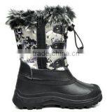 KSNOW New Everyday Little Kid/Big Kid Insulated Fur Insole Lace Up Winter Snow Boots thumbnail-4