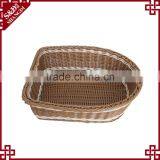 Exquisite PE Plastic Rattan Storage Basket for Shoes Storage thumbnail-3