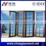 CE Certificate Aluminum Frame Folding Tempered Outside Door
