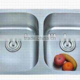 8247A Stainless Steel Undermount Corner Kitchen Sinks thumbnail-1