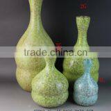 Green and Blue Creative Glazed Stoneware Vase,mini Ceramic Bud Vase thumbnail-1