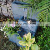 Green Unique Fiberglass Led Outdoor Square Balcony Garden Water Feature thumbnail-3