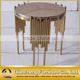 Modern Gold Sideboard Round Side Table thumbnail-1