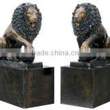 Bronze/brass Western Style Lion Statue thumbnail-3