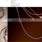 Wholesale Fashion Jewelry 925 Silver Flower Pattern Cameo Pearl Necklace Made in Italy C13 Cameo 12mm thumbnail-1