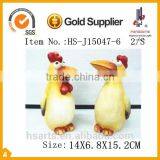 10" Attractive Ceramic Crow Decorative Figurines for Ornaments 2/S thumbnail-2