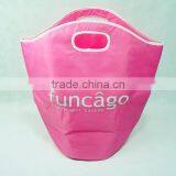 Cylinder Vertical Pearl Cotton Laundry Basket, Laundry Bucket thumbnail-1