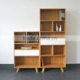 2016 new model living room furniture modern bamboo bookcase