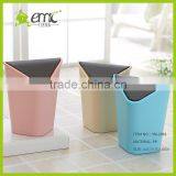 Top Selling Mini Desktop Covered Trash Debris Storage Clean Bucket / Garbage Trash Cans With Lid Best for Office thumbnail-1