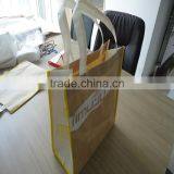 High End Luxury Clothing Warp and Weft Paper Material New Design Custom Cheap Recycel Ribbon Handle Snack Shopping Bag Paper thumbnail-5