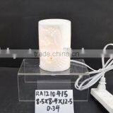 Promotional Gifts Ceramic Cylinder Fragrance Oil Burner With Tealight Candle thumbnail-2