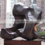 Look Cool Plush Abstract Bronze Art Garden Sculpture Decor Garden thumbnail-1