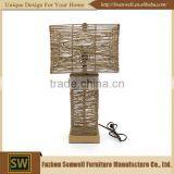 Manufactures Professional Indoor Lighting Wood Carving Table Lamp thumbnail-5