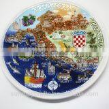 Wholesale Custom 3D Country Croatia Souvenir Ceramic Plate for Sale thumbnail-2