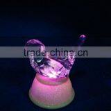 Craft LED 7colors Changing Acrylic Crystal Animal Toys Birds Gift for Sale thumbnail-1