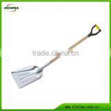 Aluminum Snow Scoop, Ash Wood handle, Aluminum Grain Scoop, Aluminum Snow Shovel