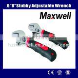 6" 8" Stubby Adjustable Wrench
