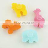 47047 4pcs Impressions Animal Horse Elephant Dear Fondant Mould Silicone Fondant Tools thumbnail-3