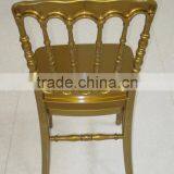 Gold Banquet Resin Napoleon Chair PP Chair thumbnail-2
