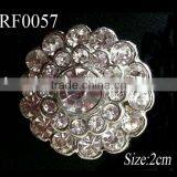 RF 0057 Wholesale 4/5" Garment Crystal Rhinestone Shank Button thumbnail-1